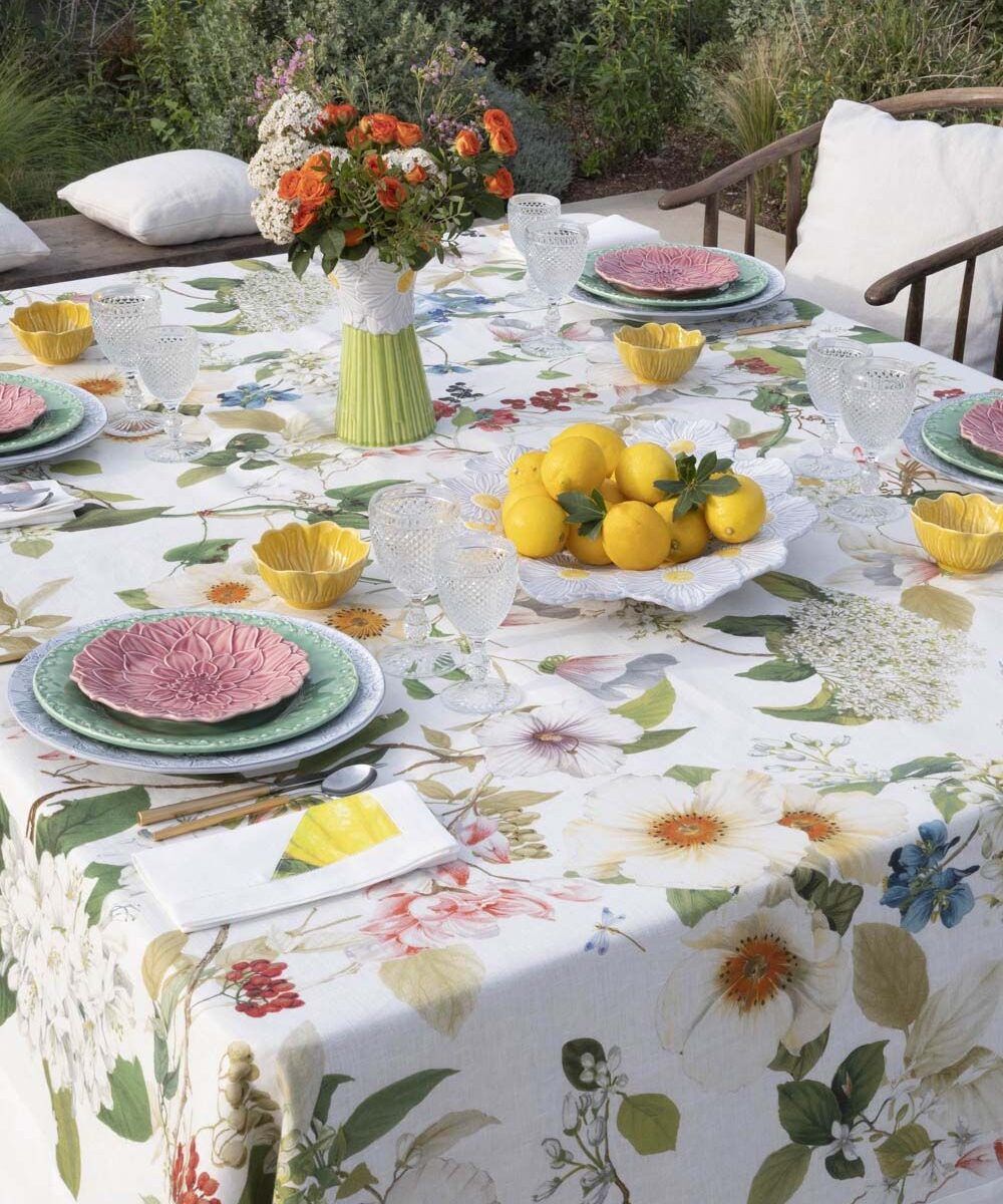 Set Mantel Hibisco (Mantel + Servilleta)