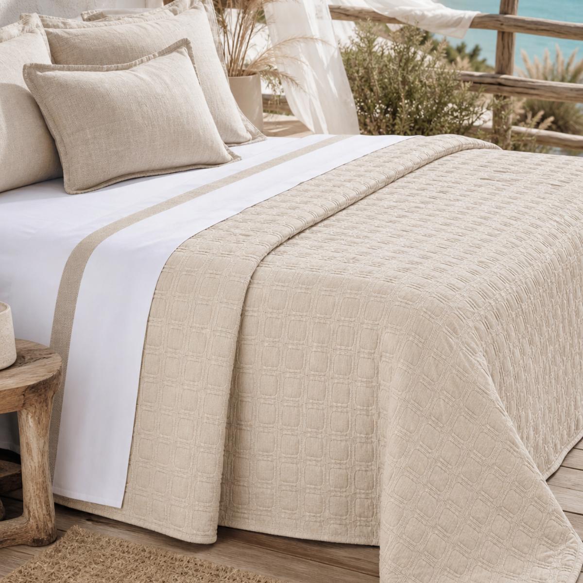 COLCHA SANTORINI BEIGE